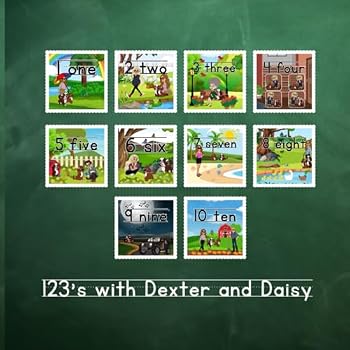 Paperback 123’s with Dexter and Daisy (The Adventures of Dexter and Daisy) Book