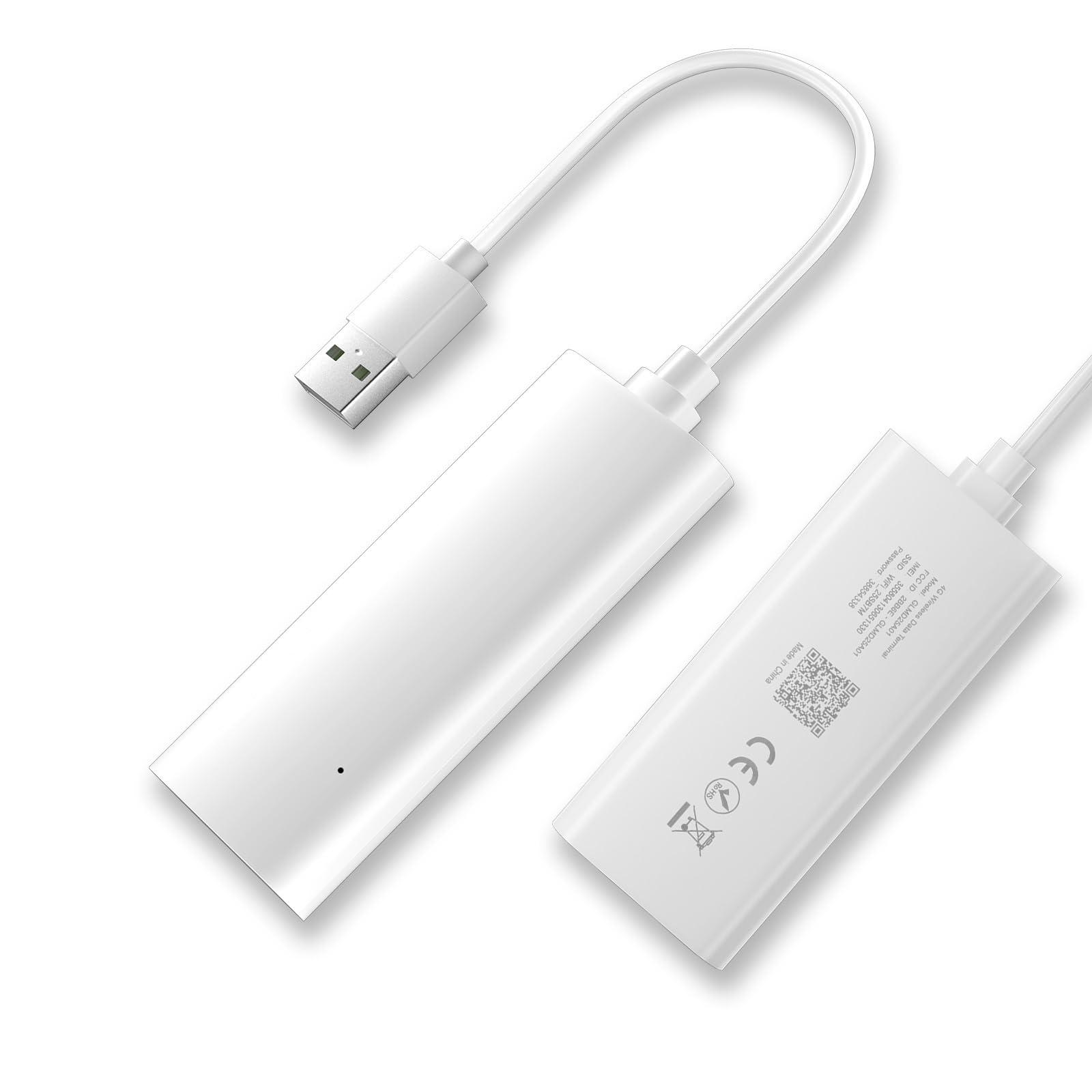 CAMECHO USB WiFi 6 Dongle - Portable WiFi Hotspot for Travel, Car, Business, Wireless Network Adapter for Desktop PC Laptop, Support 8 Devices (Non-Card)