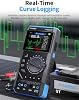 FNRSI DST-210 mejorado, osciloscopio y multímetro digital 2 en 1, velocidad de muestreo de 48 MS/s, ancho de banda de 10 MHz, osciloscopio portátil con pantalla TFT a color de 2.8", generador de señales, DMM para reparación de electrónica 4