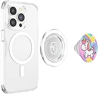 Vista 4 de Diseño de unicornio místico. PopSockets MagSafe PopGrip para iPhone