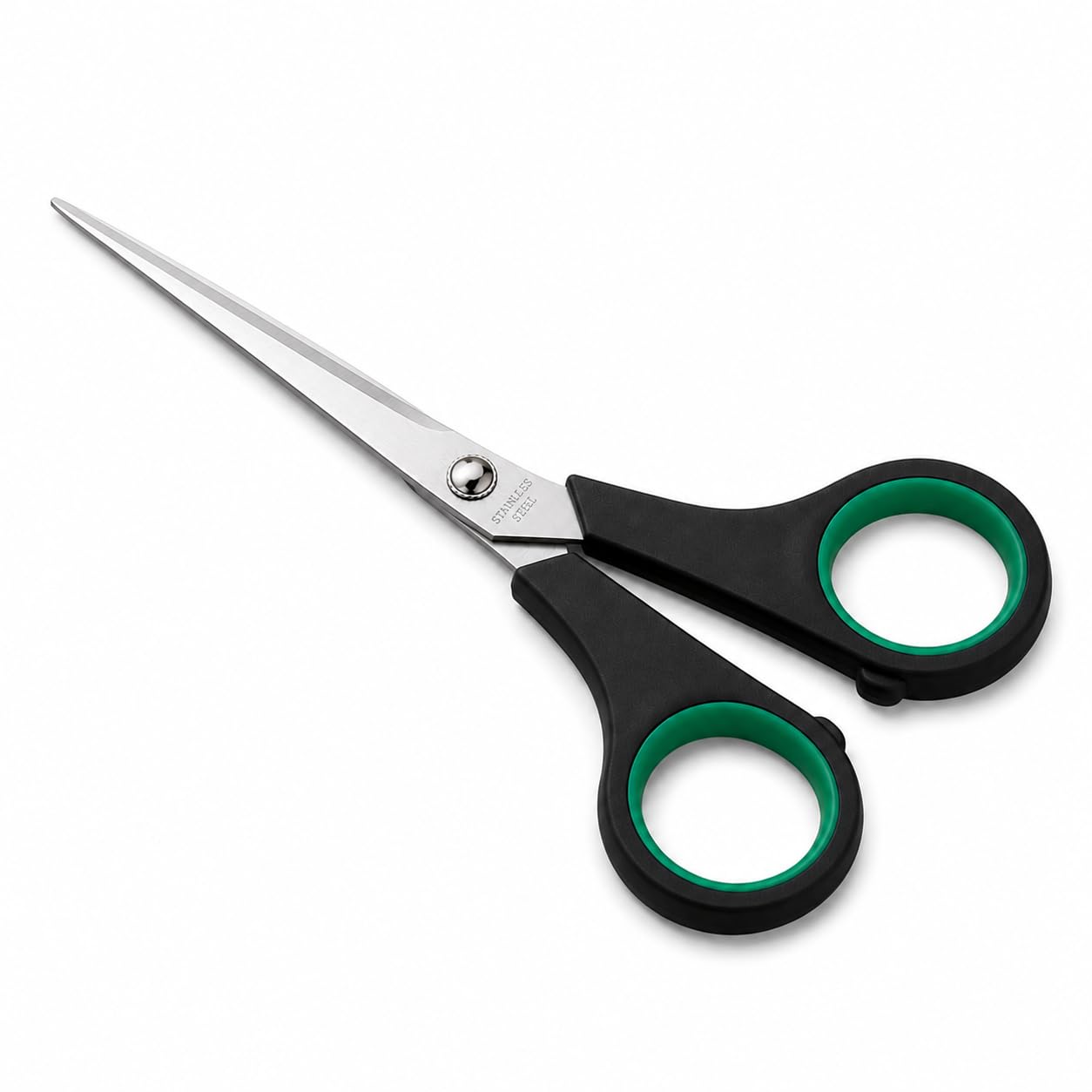 Orret Home Paslanmaz Çelik Makas 16 cm, Ergonomik Kaymaz Saplı Ev Tipi Çok Amaçlı Makas, Kumaş Makası, Mutfak Makası, Kağıt Kesme Makası, Dikiş, Hobi, El İşi, Ofis ve Günlük Kullanım İçin Makas