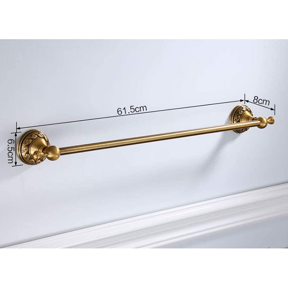 Estante de baño para baños, toalleros de aluminio, montado en la pared, estante de toalla individual para cocina, baños, muebles vintage, toallero, barra de ropa, perchero, estante de ducha,