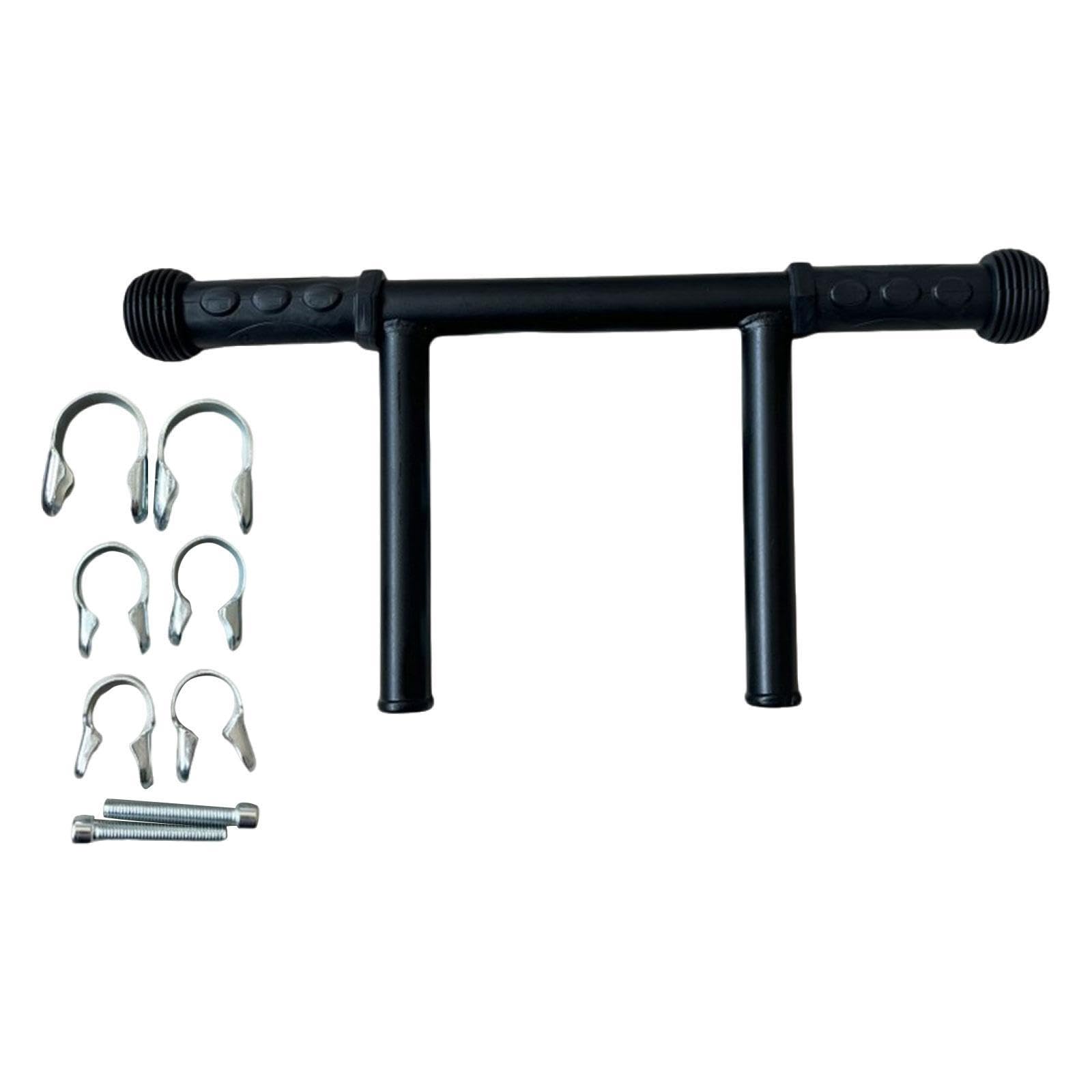 Griffverlängerung für Kinderwagen, Metallstange, 3 Clips