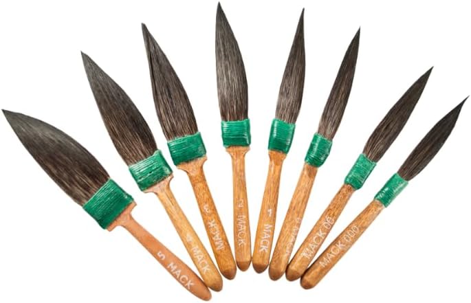 Finesse The Striper Automotive Paint Stencil Kit: F-8L-(5/32" line): 160' Roll of Stencil Tape + 8 Oz. Paint + Mack Pinstriping Brush! (Emerald Green)