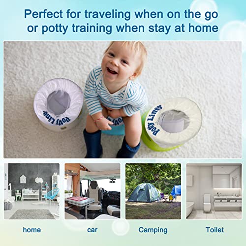 [105 Counts] Yakamoz Disposable Potty Liners-Potty Refill Bags Compatible With Oxo Tot Work With Most Potty Chairs For Kids Toddler Universal Training Toilet Seat Bags For Travel Portable Potty #TOP2