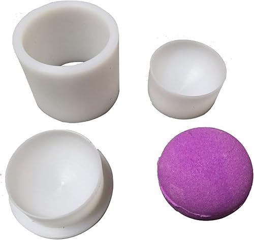 Bola de sal de baño 3D de plástico redondo sólido en forma de rosquilla en forma de champú barra de prensa molde 2.5 pulgadas 2.5 in diámetro máximo