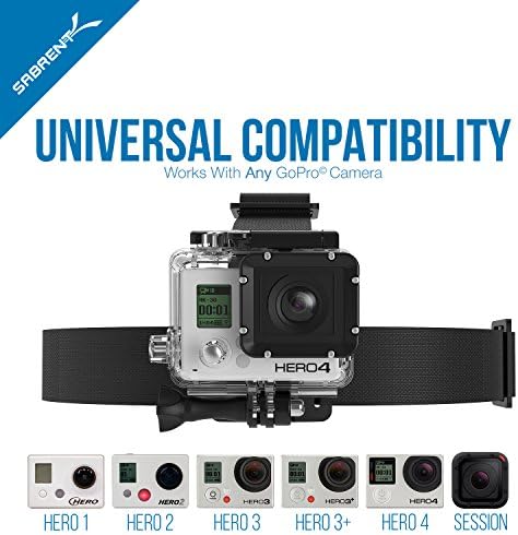 Sabrent GoPro Head Strap Camera Mount [Compatible with all GoPro cameras] (GP-HDST)