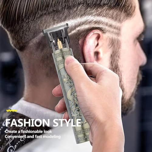 Image of PEAKTASTE Professional Cordless Hair Clipper & Beard Trimmer for Men - Zero Gap T-Blade Electric Shaver, Rechargeable Grooming Kit with 4 Adjustable Guide Combs - Precision Hair, Mustache & Face Trimming Machine