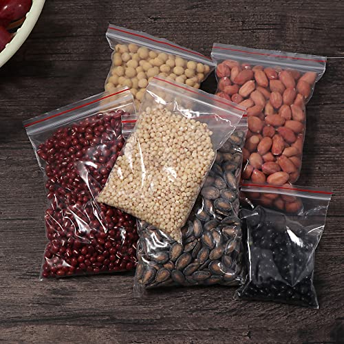 Bolsas de plástico transparente con cierre hermético reutilizable para proteger accesorios 5