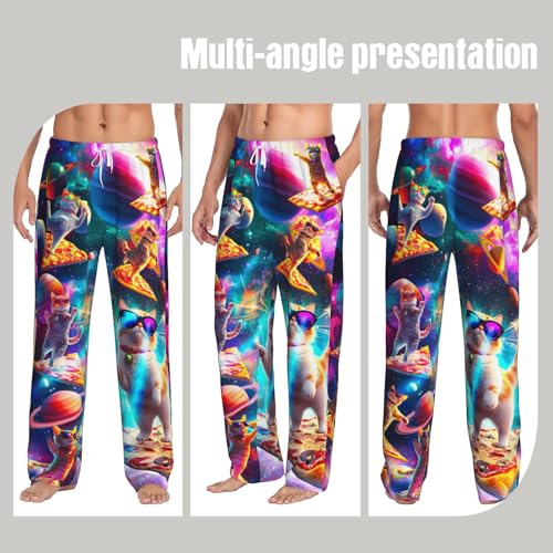 Funny Men's Lounge Pajama Pants Cute Soft Ultra Lightweight Sleepwear Bottom Pants with Pocket Drawstring2