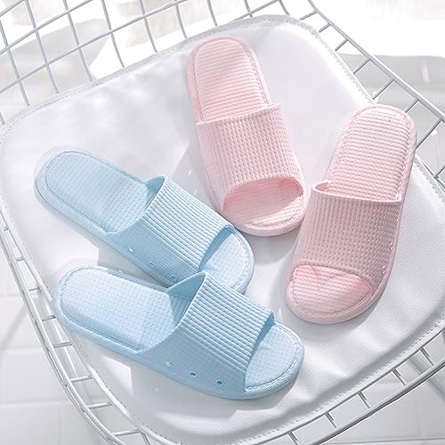 Image of AYYDMY Comfort Shower Shoes, Non Slip Quick Drying Bathroom Slippers for Women Men Unisex, Soft Platform Cushion Slide Sandals for Living Room, Pool, Beach, SPA, Public Showers, Indoor, Outdoor