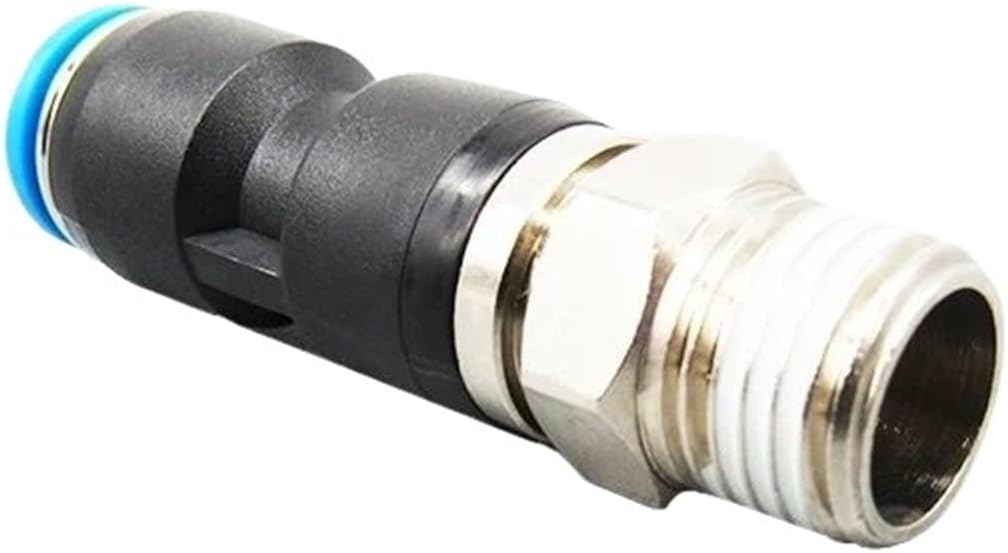 1pc Rotating Tracheal Straight Connector QSRL/QSR-1/8-1/4-3/8-1/2-6-8-10(QSR-3I8-6)