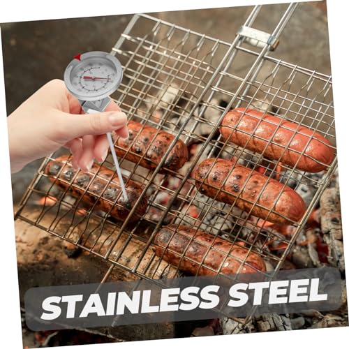 ABOOFAN 1Pc Dial Termômetro De Cozimento De Alimentos De Aço Inoxidável Termômetro Frito Churrasco T
