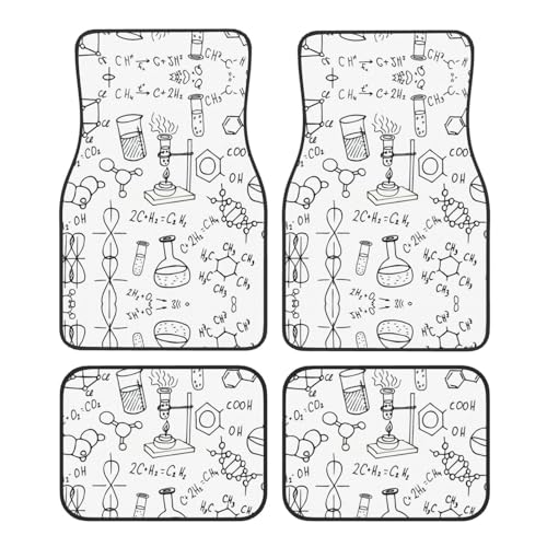 Tapis de voiture motif chimie le cadeau parfait pour passionnés de science