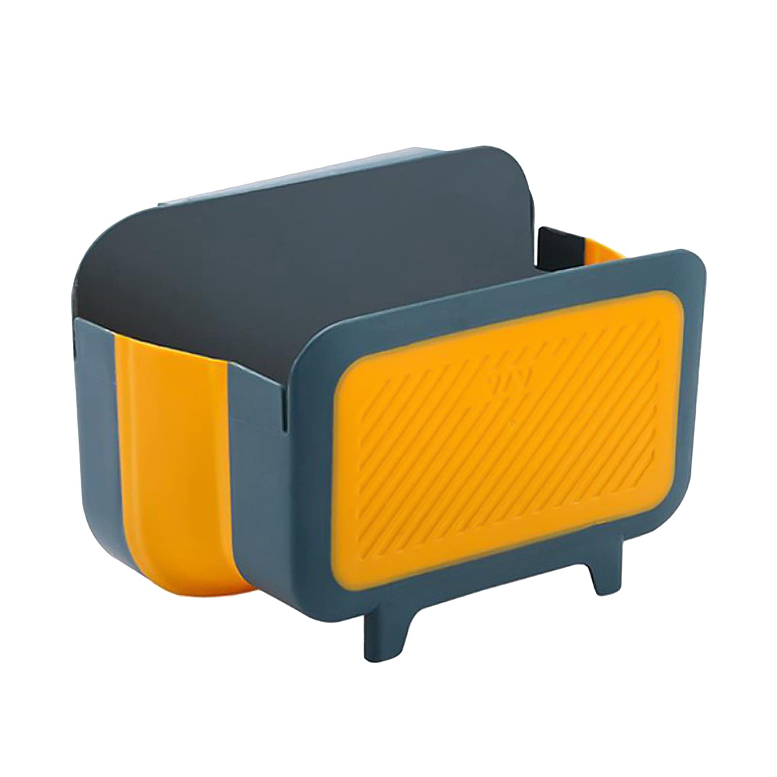 1x Portable Kitchen Foldable Trash Can Wall Hanging Cabinet Door Office Blue-image-35
