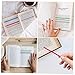 TEHAUX 6sets Colored Transparent Highlighter Tape Removable Page Tabs for Easy Annotation and Organization for Students and Office Use
