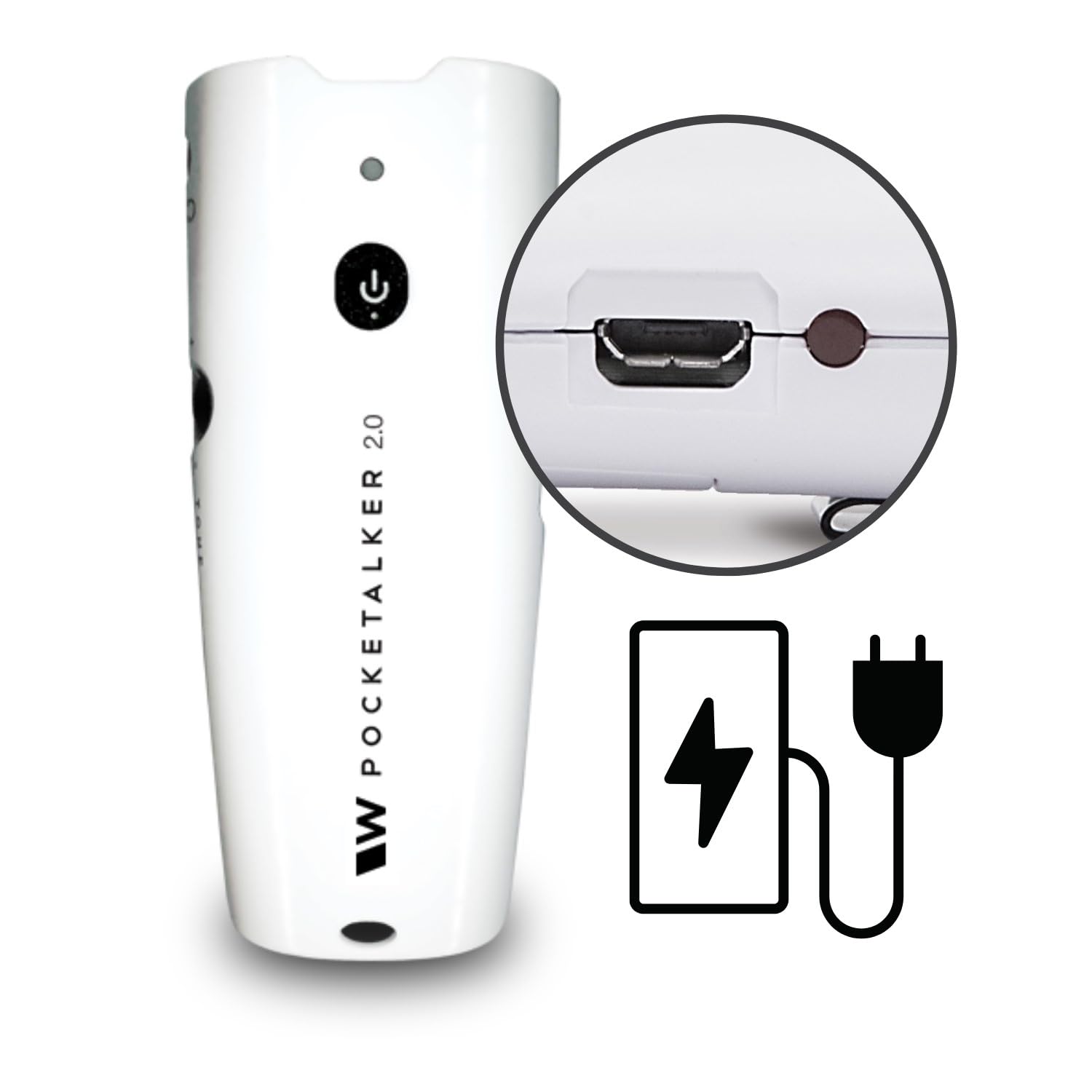 Williams Sound Pocketalker 2.0 Hearing Amplifier | Easy-to-Use Hearing Amplifier for Seniors | Amplified Sound Assistive Listening Device only - No accessories included