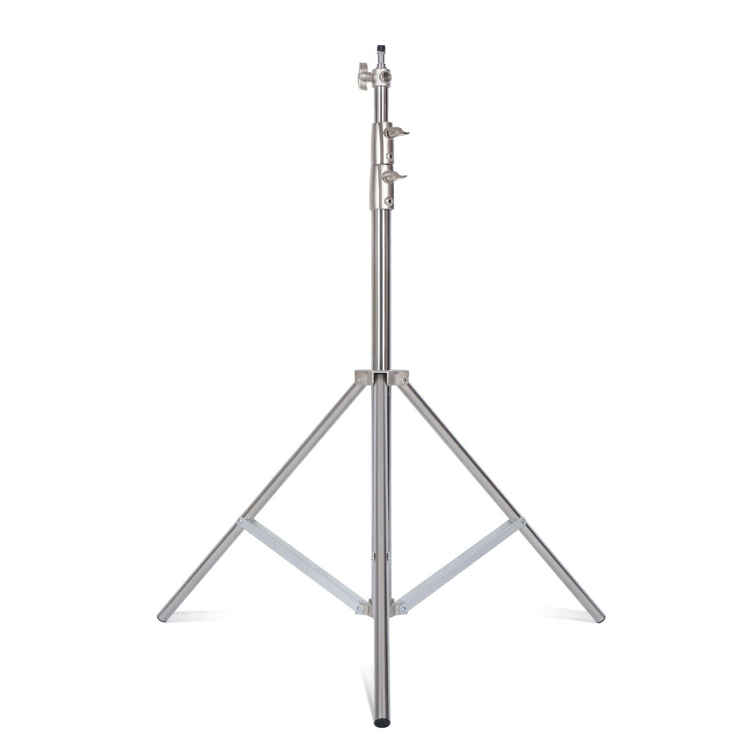 Promage PM-280 Treppiede Luce Treppiede Acciaio Inox Heavy Duty Fotografia Treppiede per Fotografia Professionale Studios Produzione Video Shoots