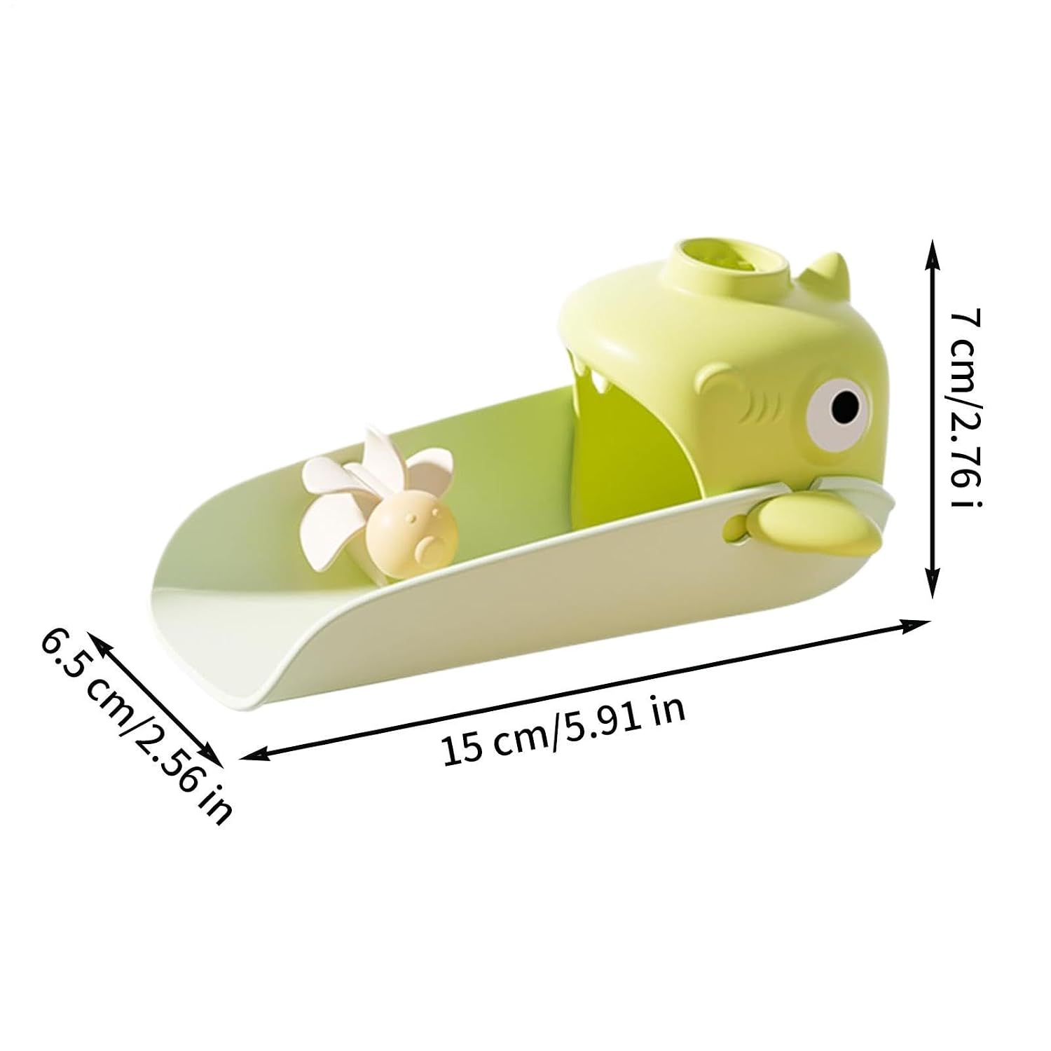Shark Sink Extender - Interactive Faucet Accessory, Temperature Sensitive D image 2
