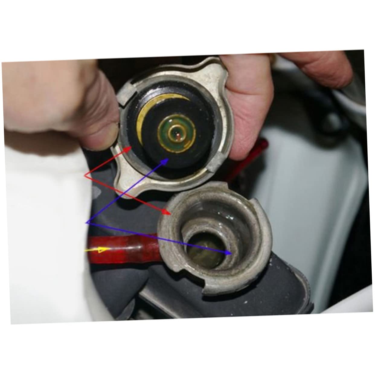 Tapa del Tanque del Radiador con Medidor de Temperatura 1.3 Bar