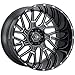 Vision 404 Brawl 22x10 6x135-19mm Black/Milled Wheel Rim 22