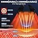 Cordless Red Light Therapy for Neck Shoulder Pain Reilef, Wearable Infrared Heating Wrap with Massager and Timer, 660nm & 850nm Near-Infrared Red Light Therapy Pad, Blue