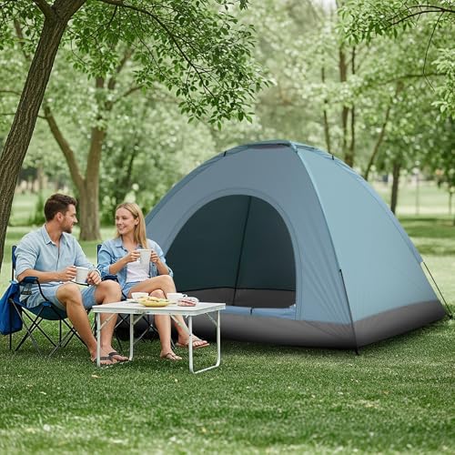 Carpa dome para camping 4 personas Outvita impermeable miniatura 7