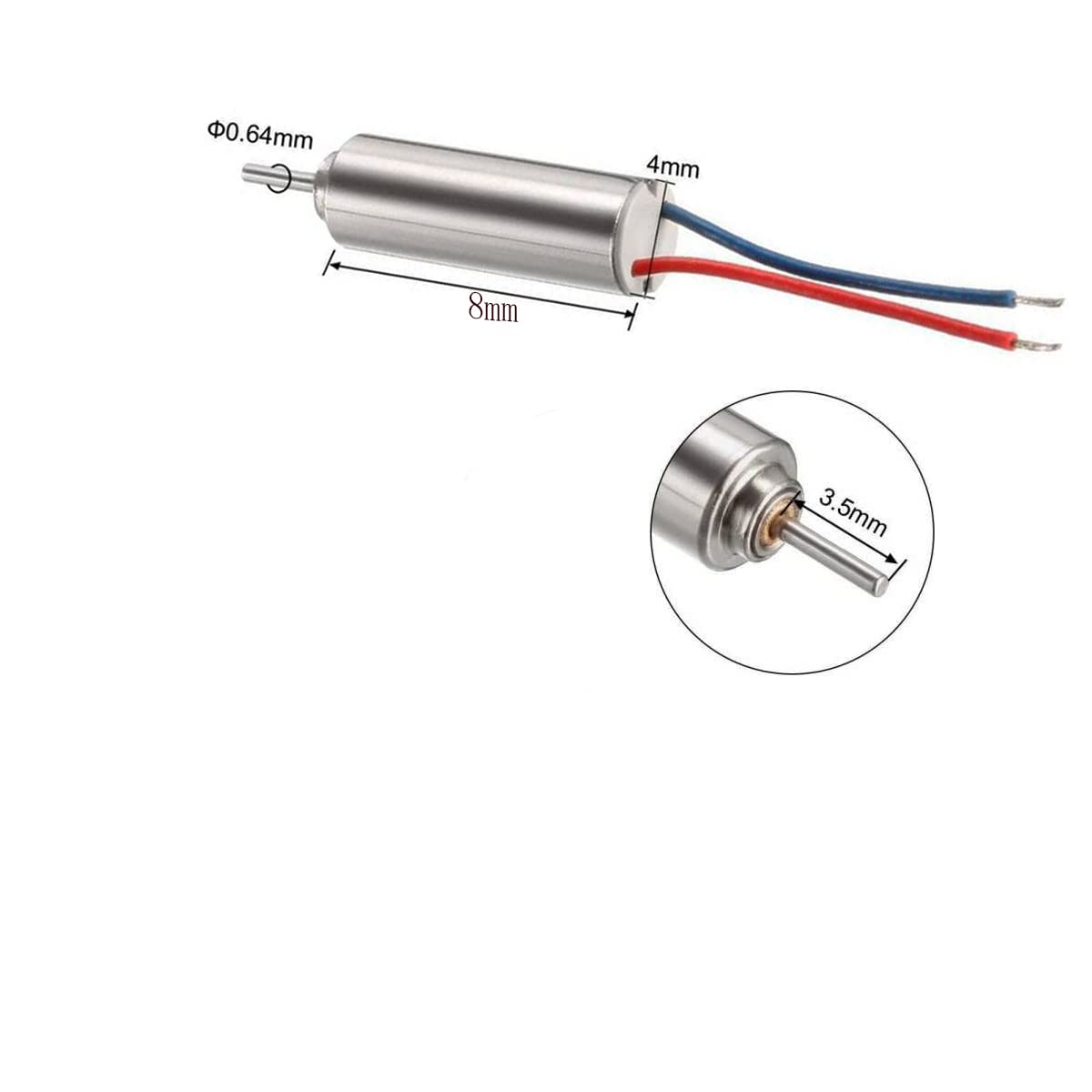 Aexit DC 3.7V 63000 RPM Motore Torx Magnetico Ad Alta Coppia Con Motore Coreless 4mmx12mm ID: 943817 - Foto 2