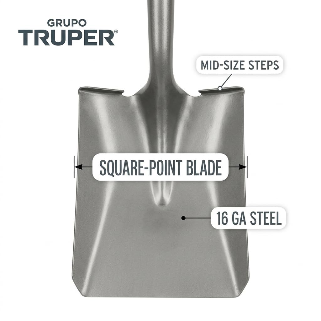 Truper 31188 szufla PCL. 58 x 9 x 6, szara