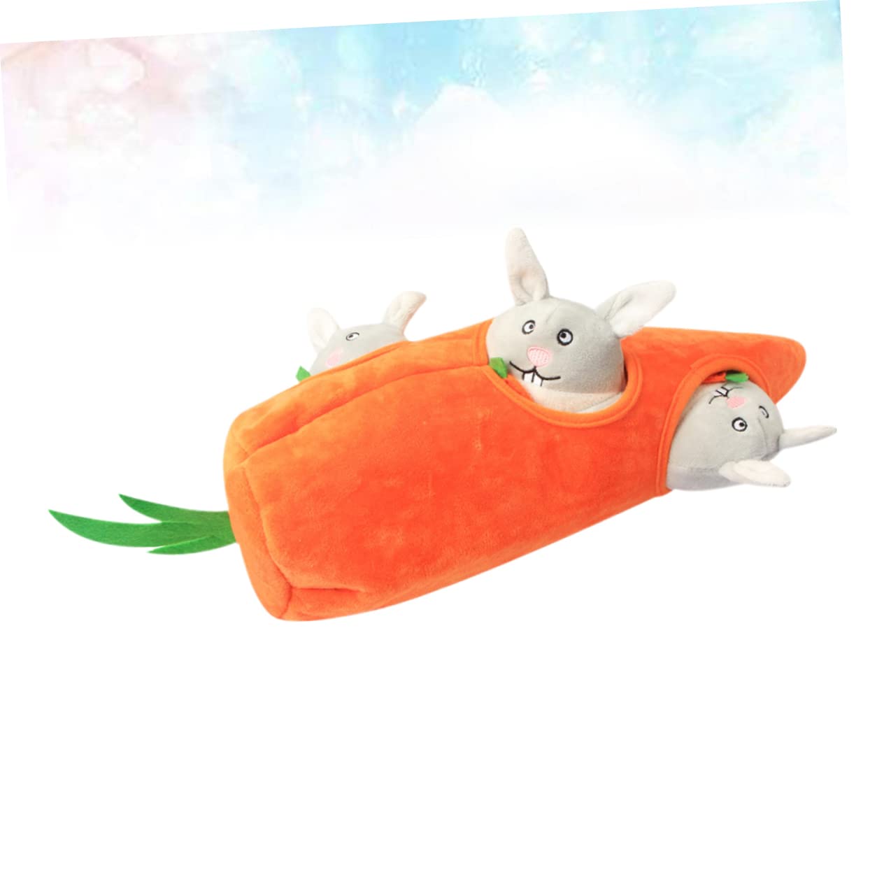BESPORTBLE 2piezas Juguete De Peluche para Perros Mediano Squeaker Suave y Duradero para Masticar y Jugar Casa para Perros Pequeños y