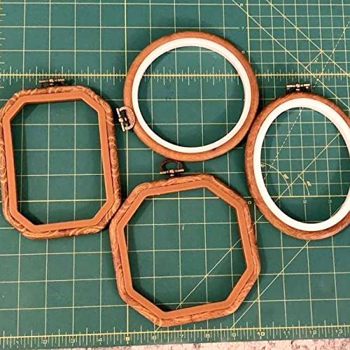 SYWAN Imitation Wood Shaped Embroidery Hoop Set #TOP27