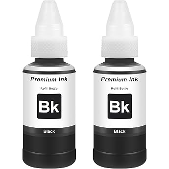2x Compatible with EPT664 EPT6641 Ink Black 70 ml, Compatible with BK EPT664 Refill Ink for ET 2600 ET 2650 ET 2550 ET 4500 E