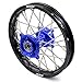 KKE 19/16 CNC Kids Wheels Fit for KTM 85 SX 2003-2020 TC85 2014-2020 Blue Anodized Hub