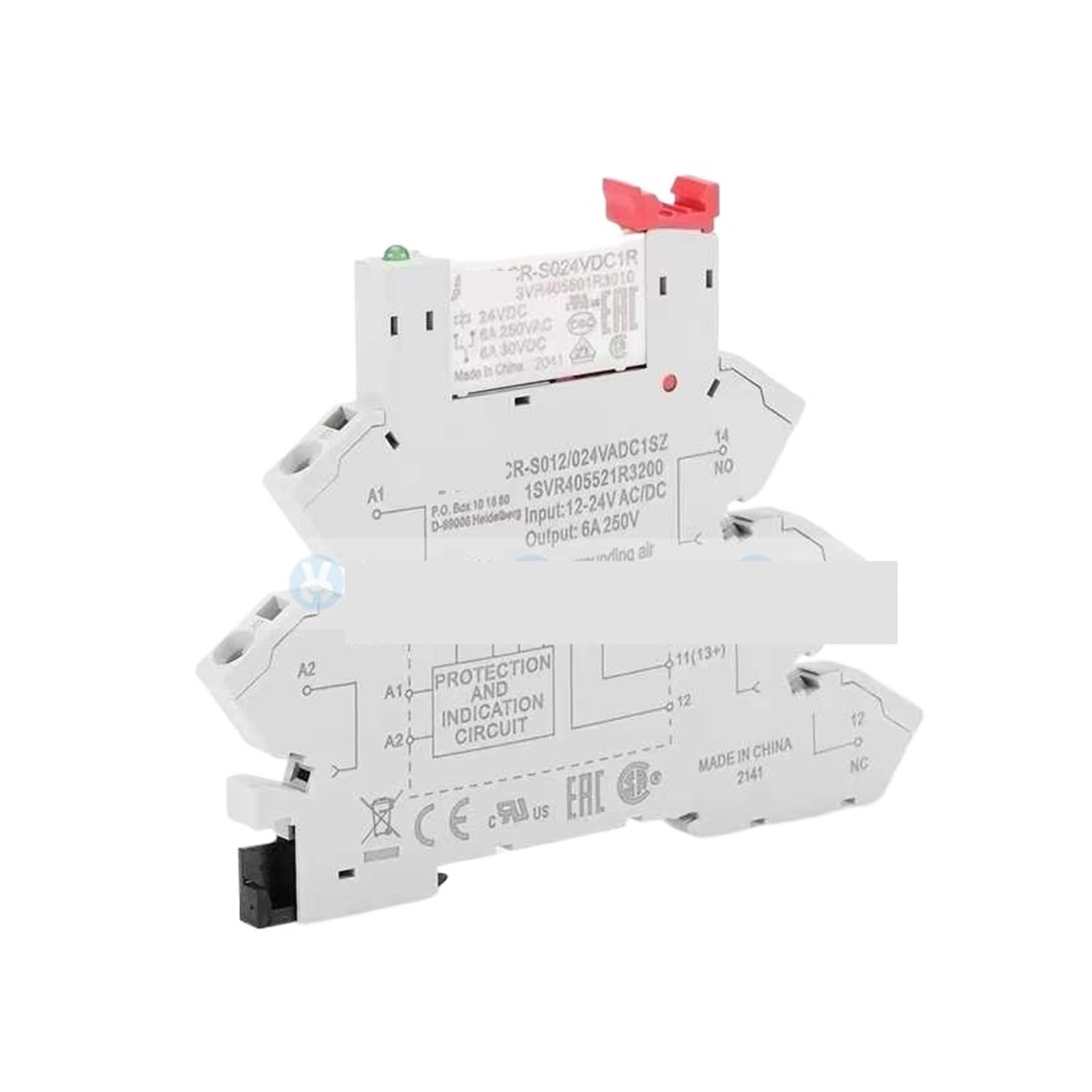 Interface CR-S012 024VADC1SS pour la commutation statique silencieuse en armoire
