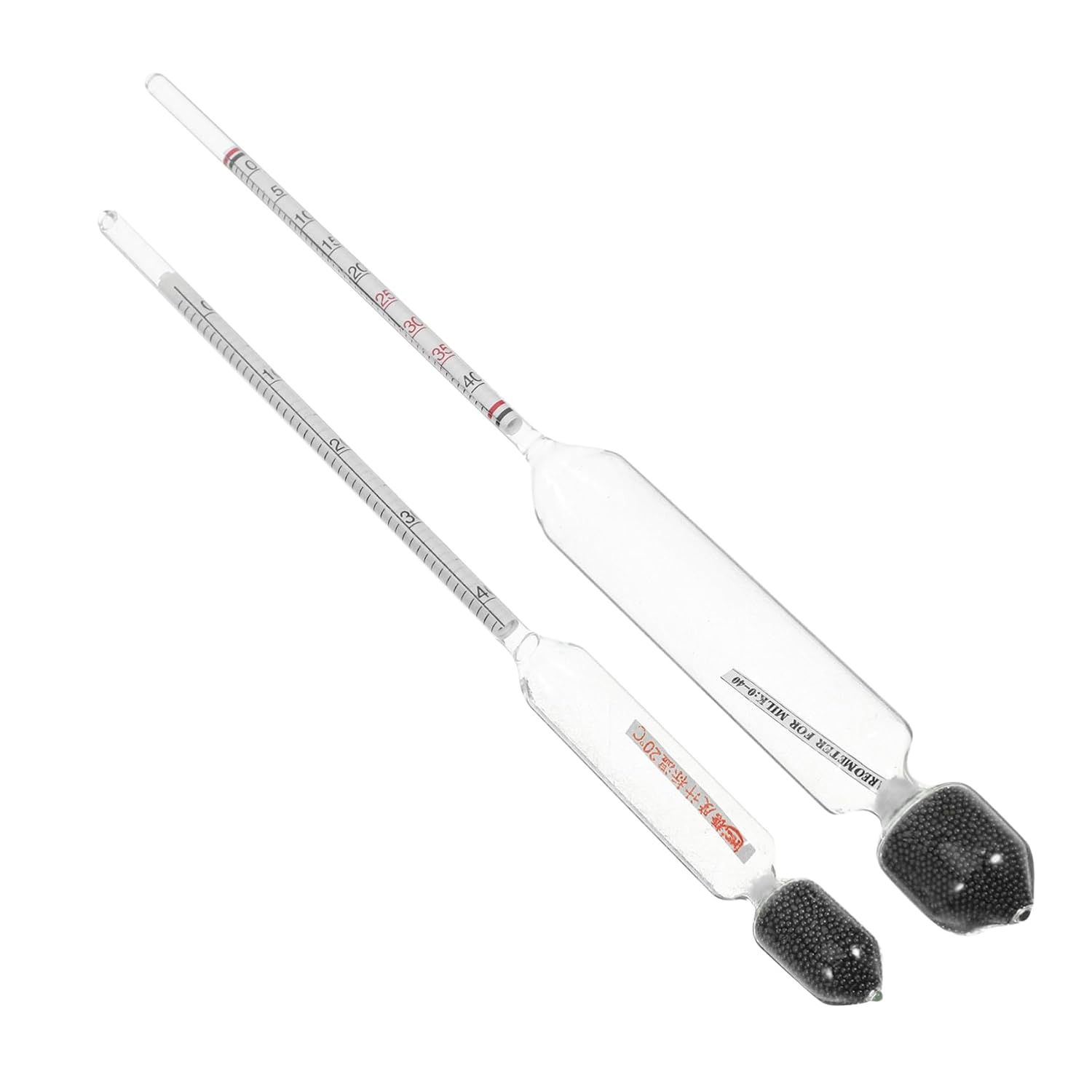 1set Milk Hydrometer Sugar Density Measuring Tool for Kitchen Accurate Lactometer Scale for Easy Use for Testing Syrups and Milk Content