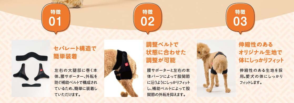 Amazon | 【anifull 公式】 アニサポ ヒップ S サイズ 小型犬向け