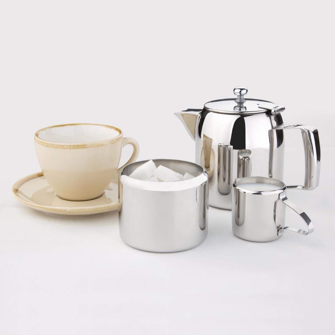 Olympia Cosmos Teiera con infusore in acciaio inossidabile, 550 ml