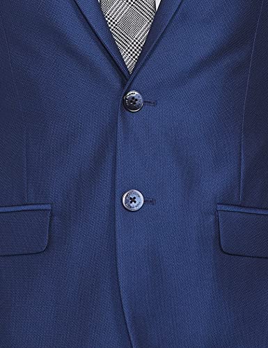 Image of Park Avenue Rayon Blend Men's Full Sleeve NEO FIT Medium Blue Formal Suit