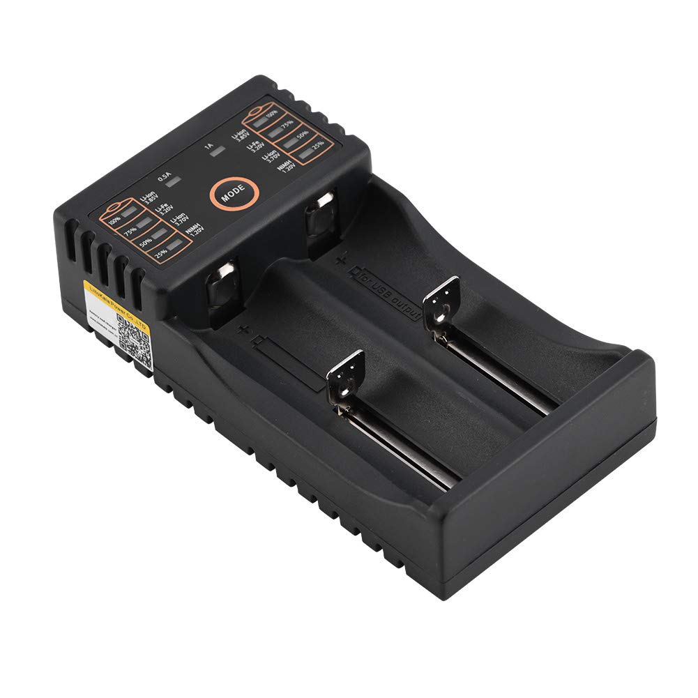 Ładowarka Liitokala, Uniwersalna Inteligentna ładowarka USB Lii-202 do /18490/18350/17670/17500/16340 (RCR123)