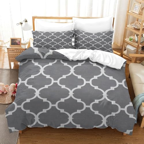 Housse de couette microfibre super douce confort premium 3D