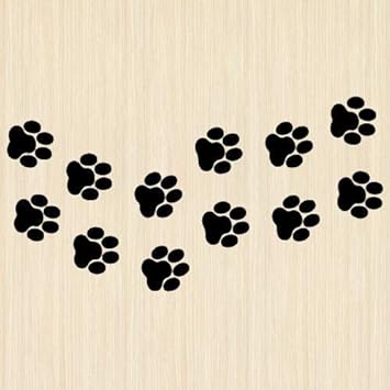 Amazon Co Jp ウォールステッカー 猫 黒猫の足跡 ネコ ねこ 動物 ペット シール Diy 工具 ガーデン