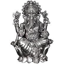 Exotic India Small Superfine Ganesha Brass Statue | Ekadanta Ganpati Idol Pooja Home Temple Murti Home Decoration Gifts
