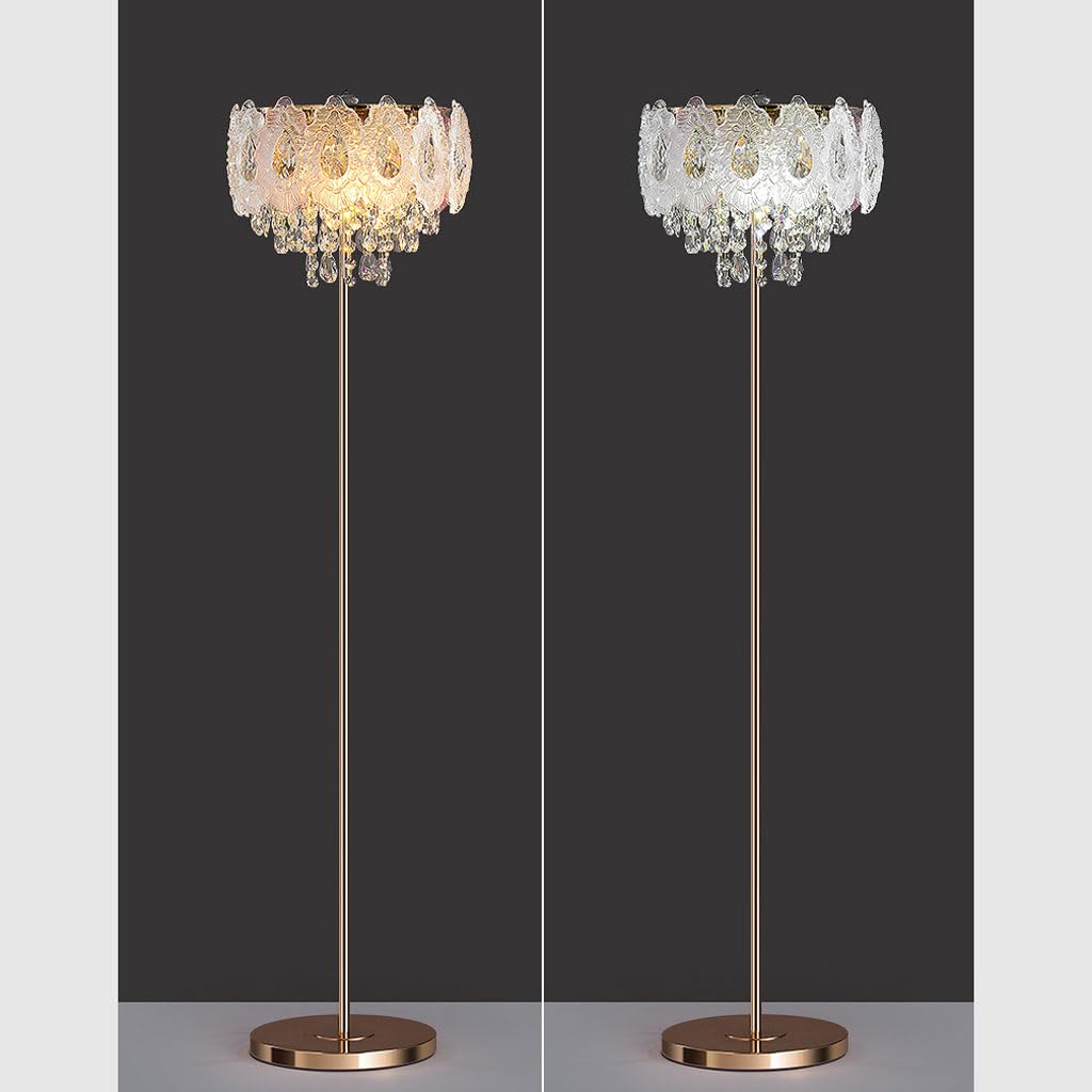 Nowoczesna elegancja kryształowa lampa stołowa wysoka szklana lampa stołowa z wysokim kryształem w trzech nieprzewidywalnych kolorach do biura, sypialni