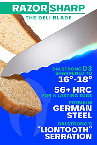 Dalstrong Serrated Utility Knife - 5.5 Inch - Gladiator Series Elite - Forged High Carbon German Steel - Kitchen Knife thumb #1