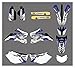 YINHUI Team Motorcycle Graphics Stickers Stickers Fit pour Yamaha WR250F WRF250 2007-2013 WR450F WRF450 2007-2011 WRF 250 450 WR 250F 450F (Color : Without Number)