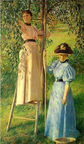 Póster de Lienzo il frutteto di pere de Rodefer De Camp Cuadro para Dormitorio 60x90cm