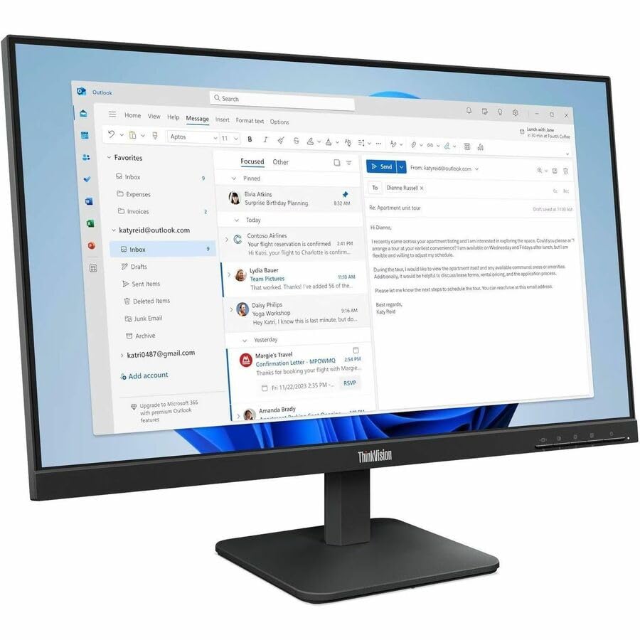 Amazon.com: ThinkVision S24-4e 23.8 inch Monitor : Electronics