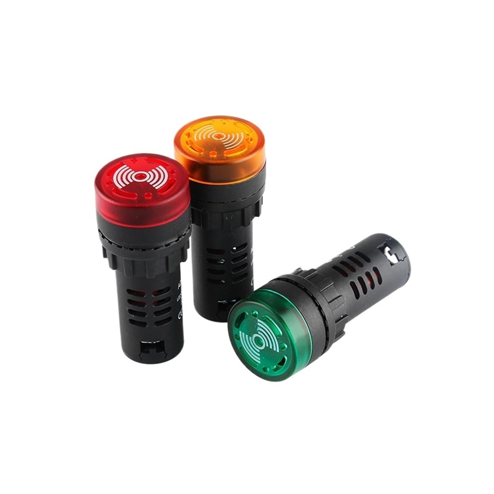 AD16-22SM 12V 24V 220V 380V 22mm Flash Signal Light Red LED(380V Red)