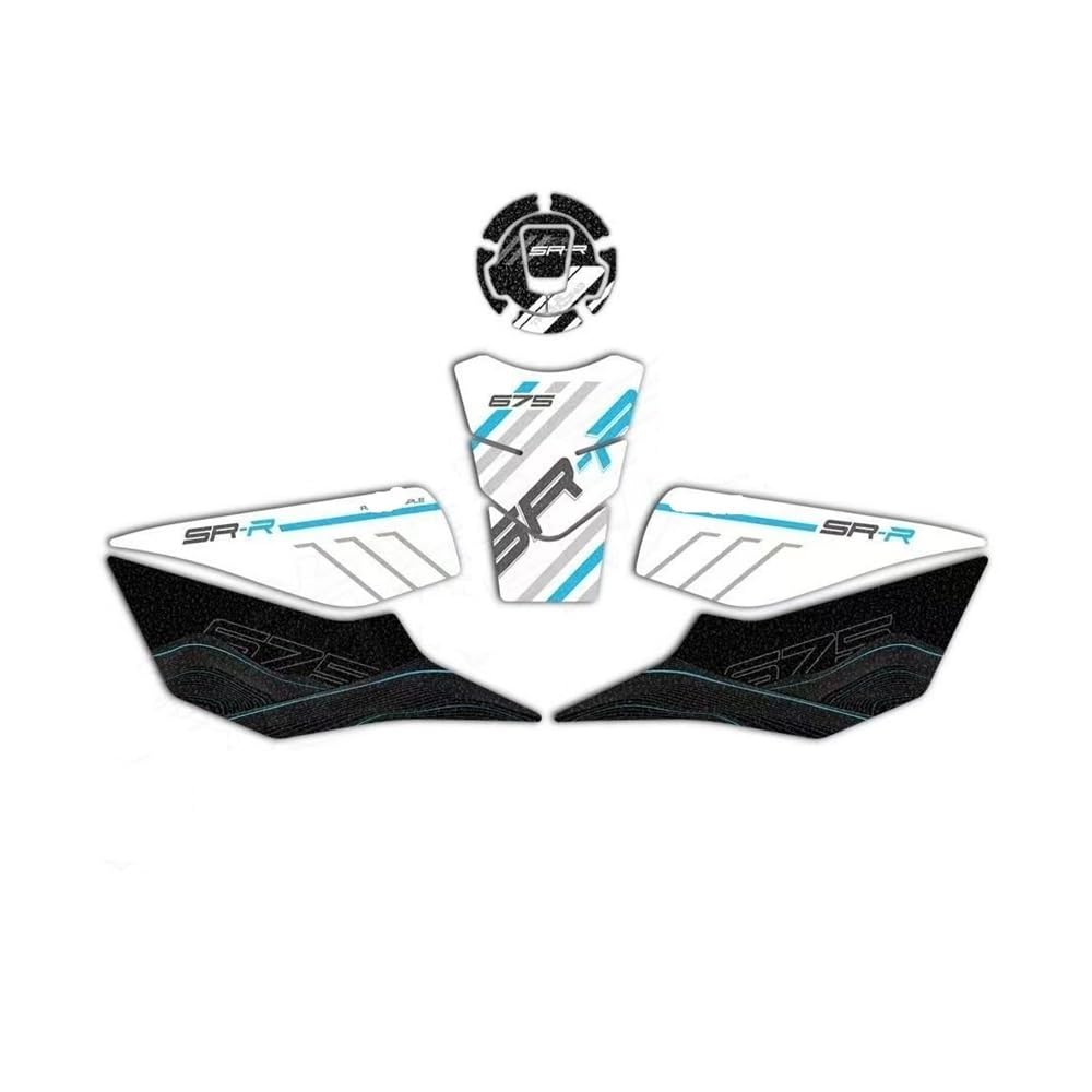 Protection réservoir carburant moto givré anti-rayures 675 SR-R