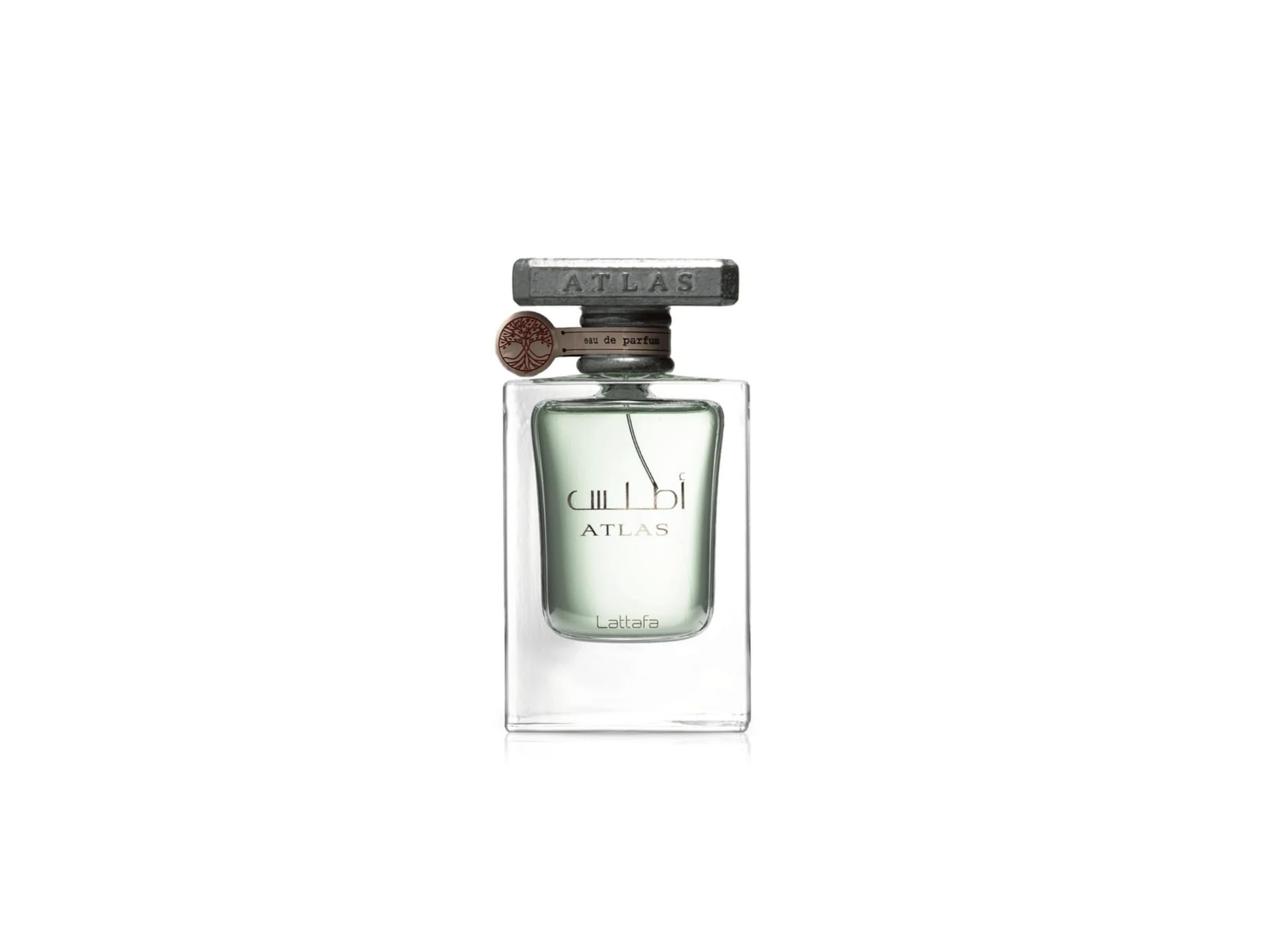 Lattafa Atlas Eau de Parfum 55ml, Perfume Árabe Unisex de Larga Duración, Incluye Atomizador Recargable 5 ml, Fragancia Fresca y Sofisticada con Notas de Mar, Iris y Ámbar (Atlas)